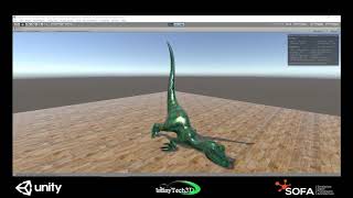 SOFA-Unity - Real-time FEM deformation simulation using CUDA