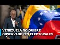 Jefe del Parlamento de Venezuela pide prohibir observadores internacionales en futuras elecciones