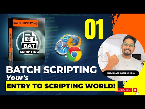 Batch Command to Open URL | Your First Batch Scripting