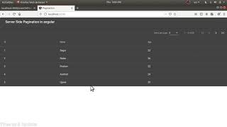 Implementing Server Side Pagination with MatPaginator on Angular