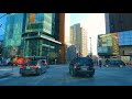 4k video pathetic road condition of montreal downtown