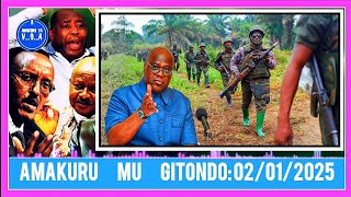 AMAKURU MU GITONDO:02/01/2025 IJWI RY'AMERIKA NA #THOMAS KAMIRINDI