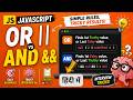 JavaScript OR vs AND Operators Deep Dive | Truthy, Falsy & Interview Tricks | IT WALA HINDI