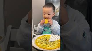 有个平底锅🍳搅一搅就能成的奶香拉丝玉米烙❗️酥tree香嫩 美食vlog 我的厨房日记 甘蔗雪梨汤 萌娃 亲子