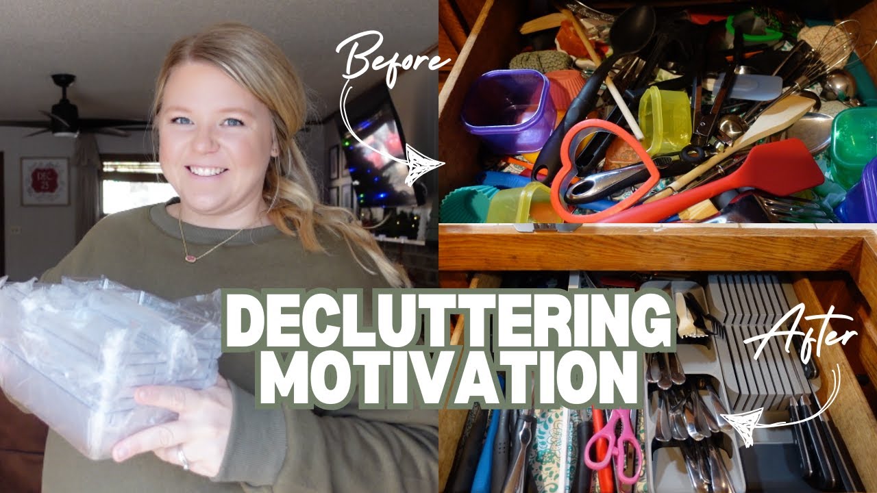 Extreme Kitchen Drawer Declutter Organization Youtube