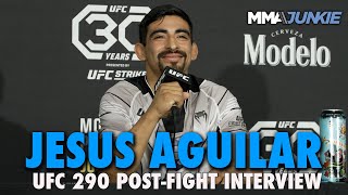 Jesus Aguilar Breaks Down 17-Second Knockout, Won't Fight on Mexican Independence Day | UFC 290