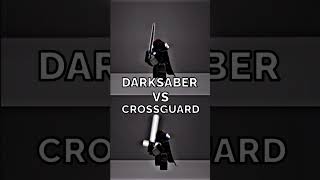 Saber showdown Darksaber vs Crossguard #sabershowdown #roblox #vs #BloxDonut