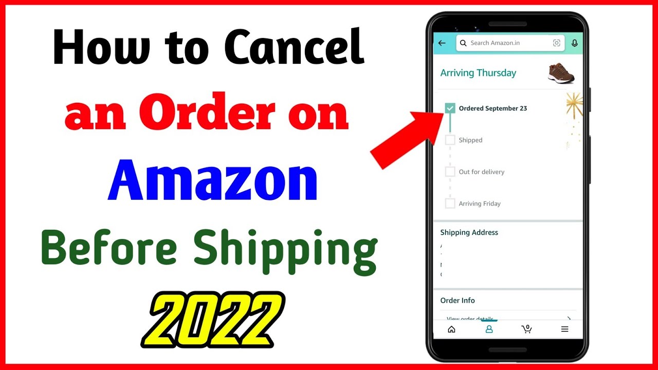 How To Cancel Order In Amazon Before Shipping | How To Cancel Amazon ...