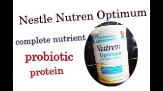 Gluten, lactose free Nestle Nutren Optimum | Health Nestle