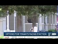 What are the options for tenants facing eviction as moratorium ends