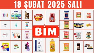 BİM 18 ŞUBAT 2025 | GIDA VE TEMİZLİK ÜRÜNLERİNDE KAÇIRILMAZ FIRSATLAR! | BİM AKTÜEL KATALOĞU