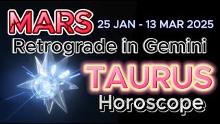 #MARS RETROGRADE IN GEMINI | #Predictions for TAURUS Ascendant