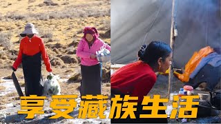 很多人觉得我们这里条件艰苦、粗衣淡饭，但我在这儿可以放牦牛、挤牛奶、捡牛粪、采虫草，还可以陪伴父母，抛开城市喧嚣，享受藏区宁静，这是我的家，你愿意来吗？