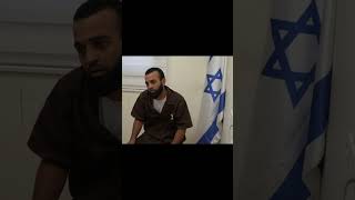 Interrogation of a Hamas terrorist who took part in the massacre of civilians in Kfar Aza on Oct. 7.