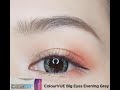 colourvue bigeyes evening grey contact lens