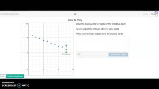 Scatter Plot Capture Mini Lesson