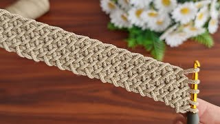 Wow!.. 😇 Amazing!.. sell as many as you can weave. Crochet gorgeous hairband. Belt, bag handle