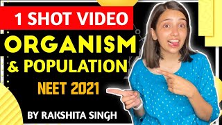 Organisms And population| One Shot | Class 12th | NEET | Best Biology Crash Course  | Rakshita Singh