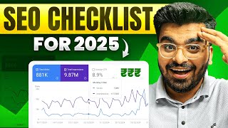 SEO Checklist 2025 In Hindi | SEO Seekhne Ka Best Tarika | Complete Roadmap To Start SEO In 2025