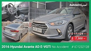 ($ 7,300 ~) 2016 Hyundai Avante AD E-VGT No Accident - Autowini.com