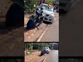 Accident captured on CCTV