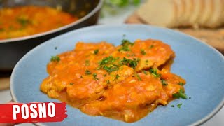 Seitan šnicle u kremastom sosu | POSNO meso / Vegan meat