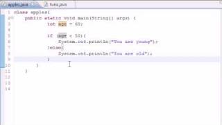 Java Programming Tutorial - 18 - Nested if Statements.flv