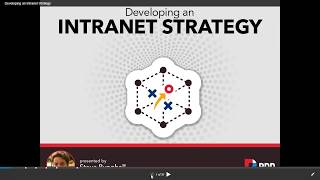 Developing an Intranet Strategy