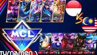 [ GAME 1 ] Turnamen mobile legends - Indonesia vs Malaysia #11