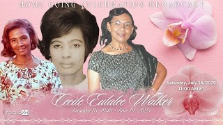 Cecile Eulalee Walker's Funeral Broadcast