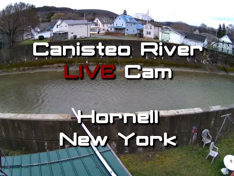 Canisteo River Live Cam 24 7 Hornell New York Youtube
