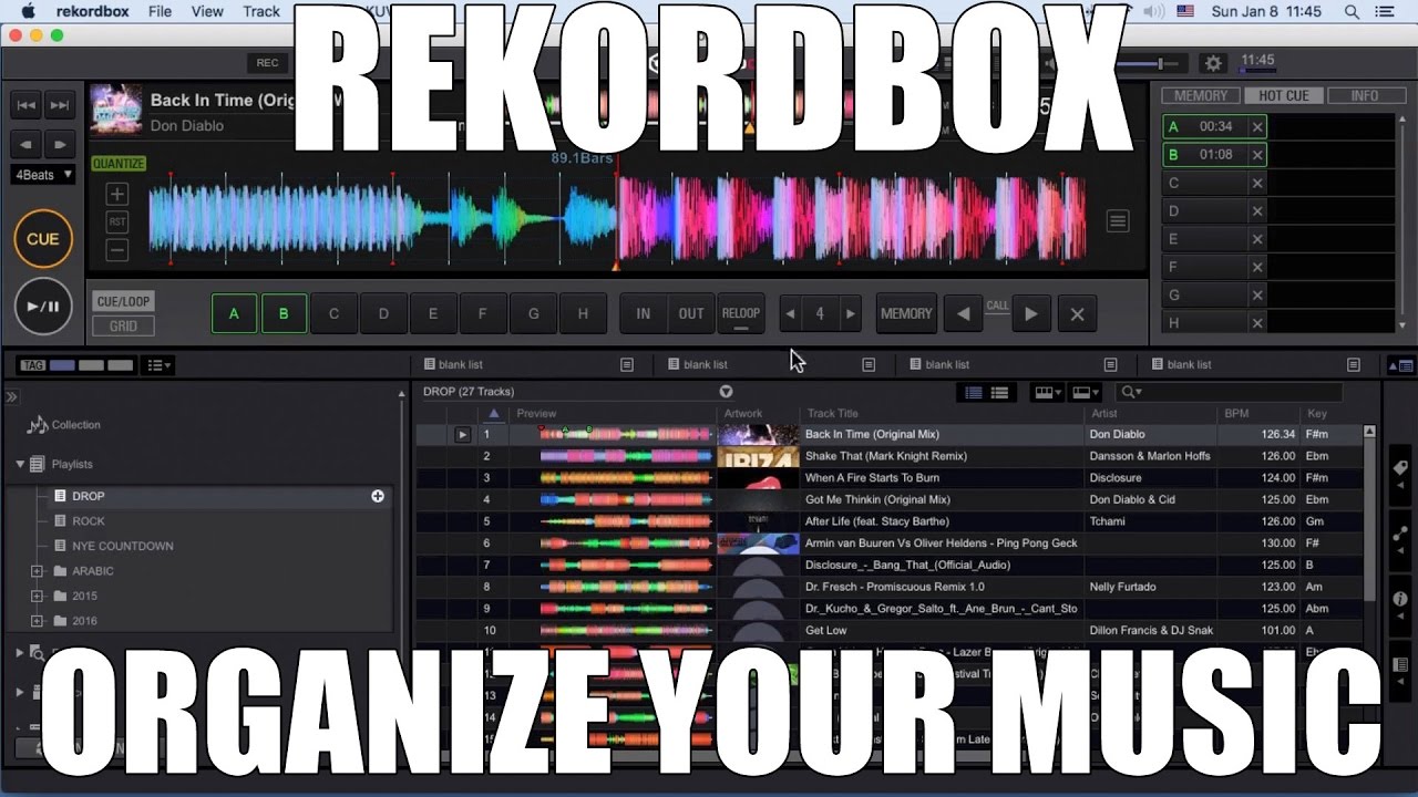 Rekordbox Tutorial Music Management Youtube