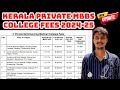 KERALA STATE ALL PRIVATE MBBS COLLEGE FEES STRUCTURE 2024-25..KERALA PRIVATE MBBS COLLEGE FEES 2024.
