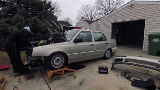 VW Mk3 Engine Pull Timelapse GoPro
