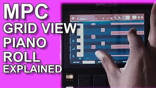 AKAI MPC ONE - How To Piano Roll like Fruity Loops Users! Grid View