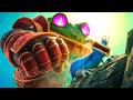 Rayman Legends Retold - World 2 Walkthrough Gameplay Part 2/2 (The Stinkbog)