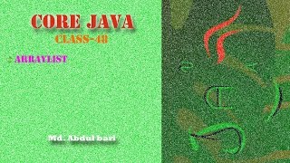 Core Java- Bangla Tutorial(ArrayList)- Class 48