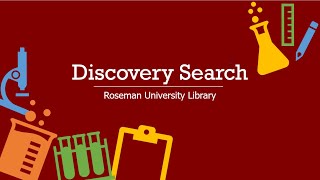 Discovery Search - the library's search engine
