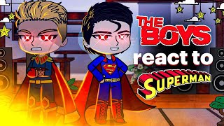 the seven react to superman//(2/4)//the boys x dc//gacha//O.R.A.M