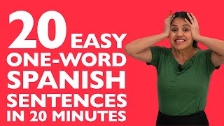 Learn Spanish in 20 minutes: 20 easy Spanish sentences you need to know!