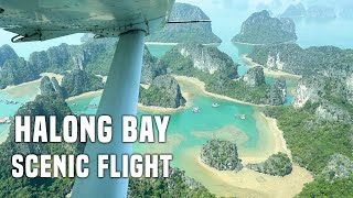 Halong-Bucht in Vietnam: 85$ Rundflug mit dem Wasserflugzeug - lohnt sich das?