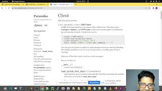63) 2023 02 25 07 42 12 Setup VM lab for paramiko, Explore docs.paramiko.org, import paramiko.