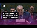 Algeria votes against US-led resolution on Gaza ceasefire proposed at UN Security Council