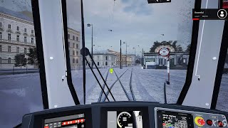 TramSim: Console Edition - Snow Gameplay (PS5 UHD) [4K60FPS]