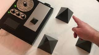 Orgonite® Pyramid Set - 3 Large + 1 Small - Product Demo