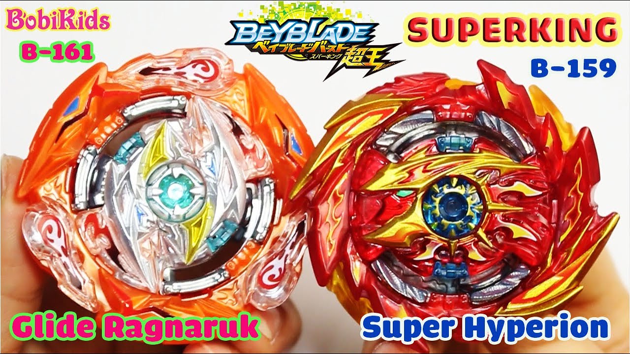 Super Hyperion (B-159) & Glide Ragnaruk (B-161) | Beyblade Burst ...