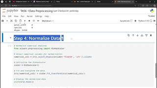 TechnoHacks EduTech | Task 1 - Data Preprocessing | Machine Learning Internship |