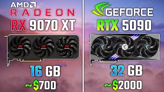 AMD RX 9070 XT vs RTX 5090 | Test in 6 Game