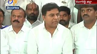 Minister KTR Called For To Succeed TRS Plenary Meeting in Kompally | IT Minister Speaks to Media