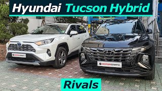 New 2022 Hyundai Tucson Hybrid vs. Toyota RAV4 Hybrid "Packed with Features"